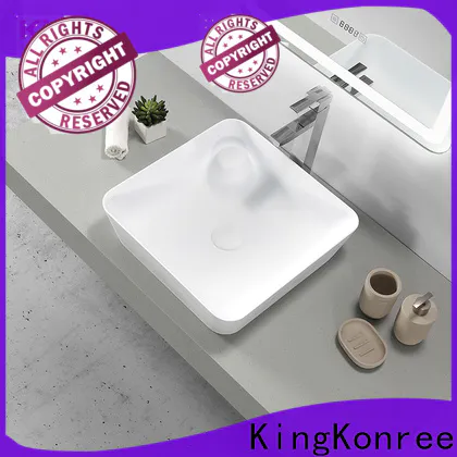 KingKonree sanitary ware small countertop basin at discount for restaurant