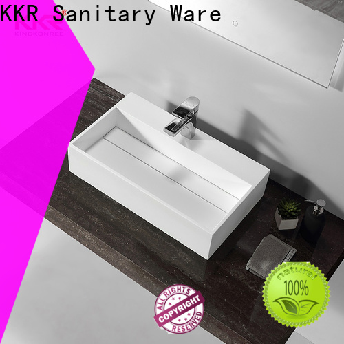 approved above counter vanity basin manufacturer for hotel