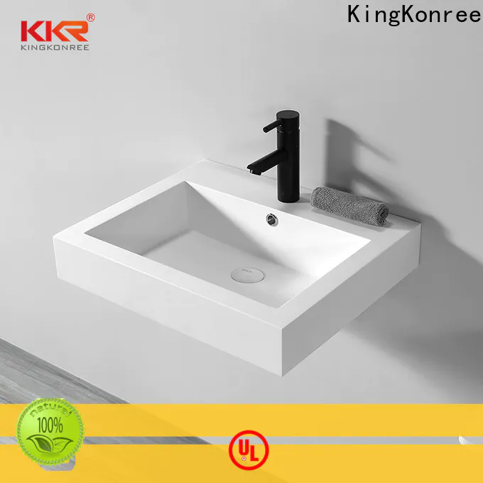KingKonree slope wall hung wash basin customized for home