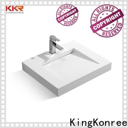 resin rectangular wash basin design for home