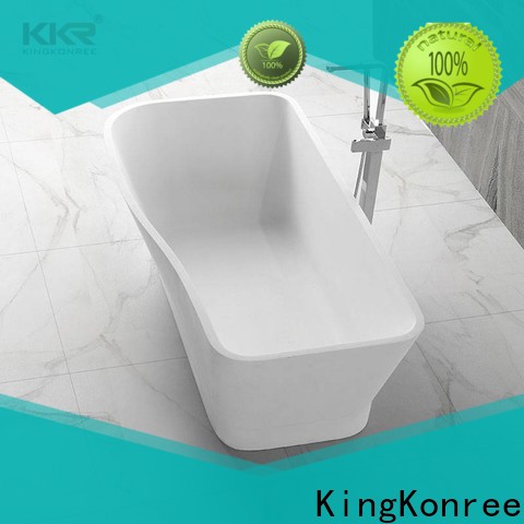 KingKonree stone resin bathtub ODM for family decoration