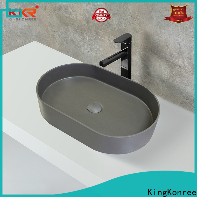 KingKonree approved table top wash basin customized for hotel