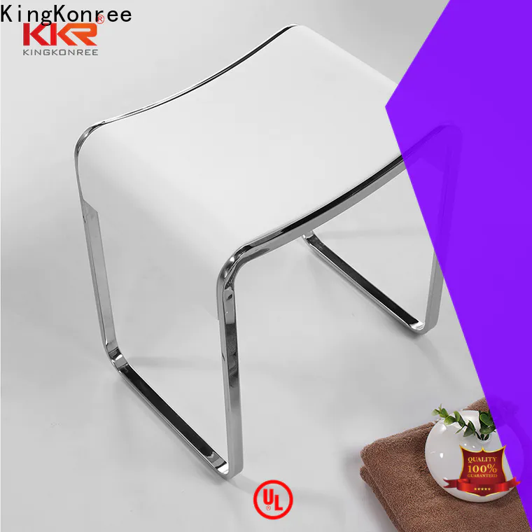 KingKonree bathroom shower stool seat design for hotel