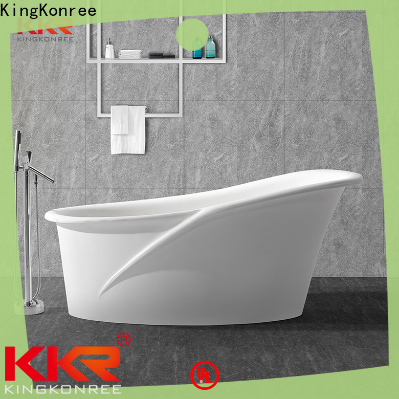 KingKonree stone resin bath manufacturer for bathroom