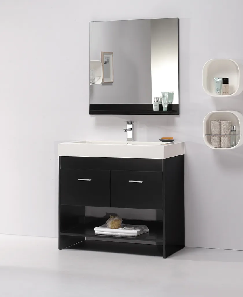 sturdy toilet vanity cabinet customized for motel