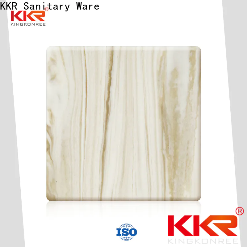 KingKonree white solid surface sheets for sale design for indoors