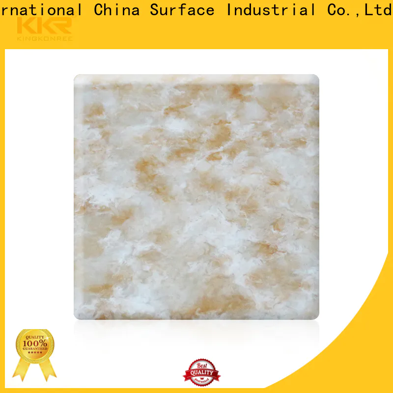 KingKonree hot selling acrylic solid surface manufacturer for hotel