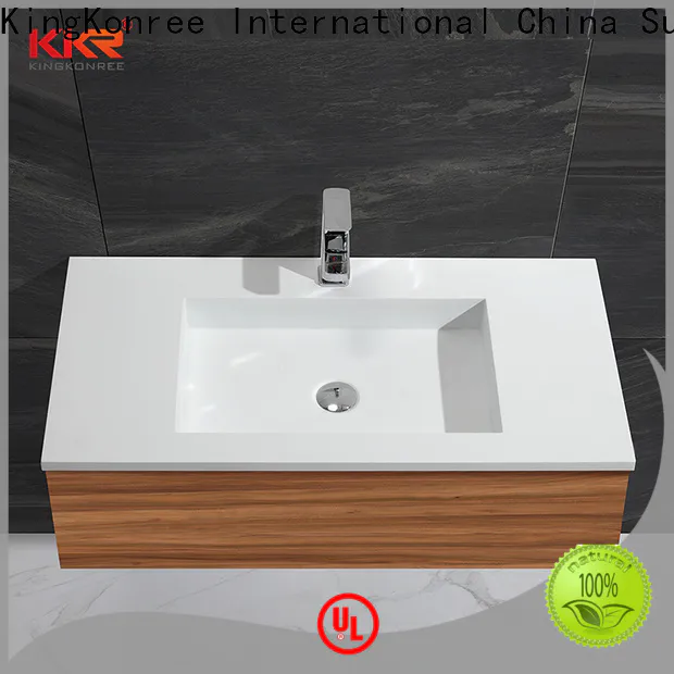 KingKonree grey cabinet below washbasin customized for motel
