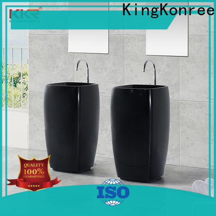 durable stand alone bathroom sink factory price for motel
