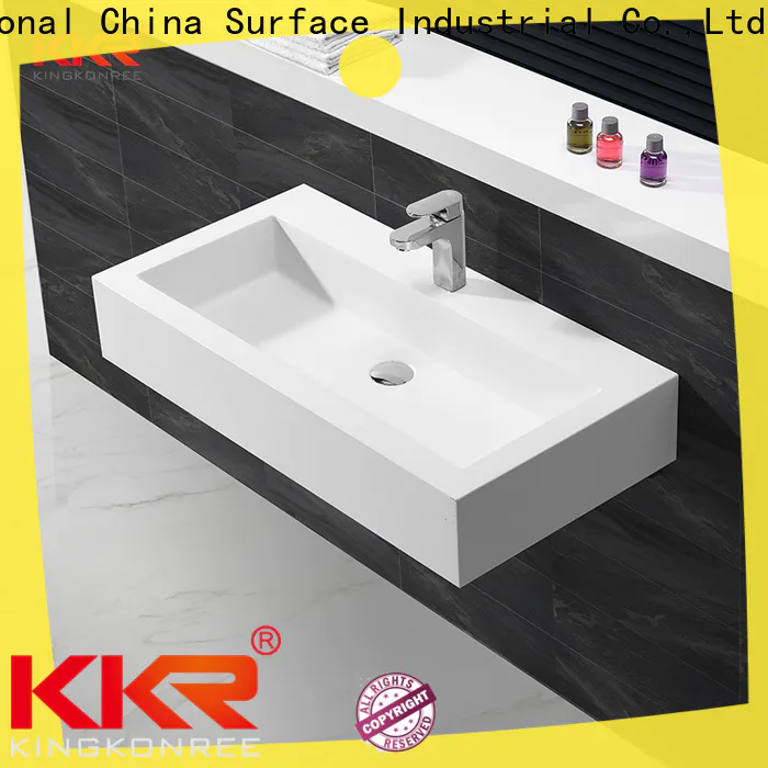 KingKonree european caroma wall mounted basin supplier for bathroom