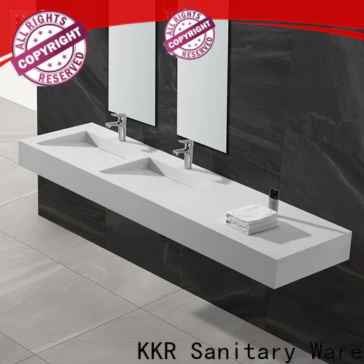 KingKonree wall mounted marble sink supplier for toilet
