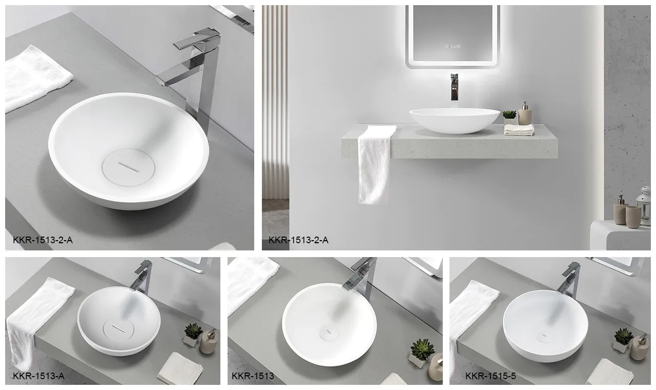 approved above counter basin round at discount for restaurant