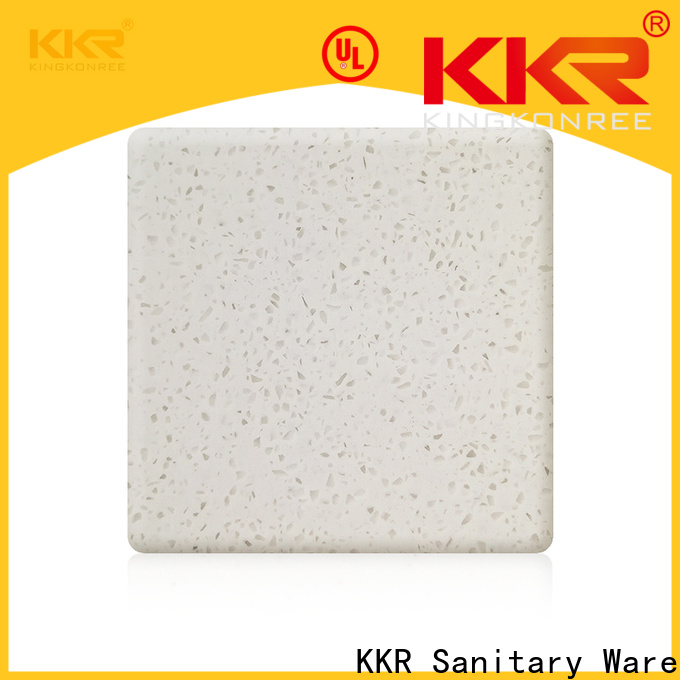 KingKonree white solid surface countertops customized for room