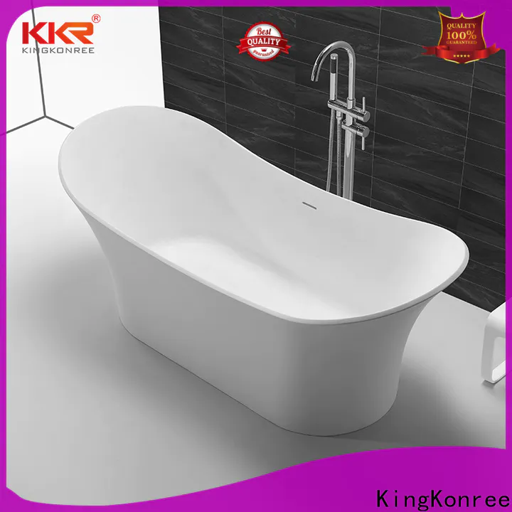 KingKonree durable contemporary freestanding bath custom for family decoration