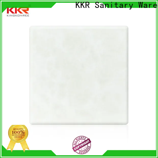 KingKonree white solid surface countertops ODM for hotel