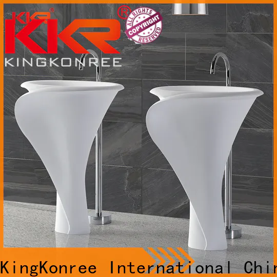 thick freestanding basin factory price for motel