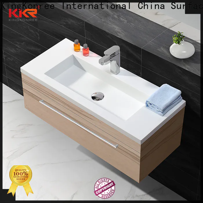KingKonree under basin bathroom storage design for motel