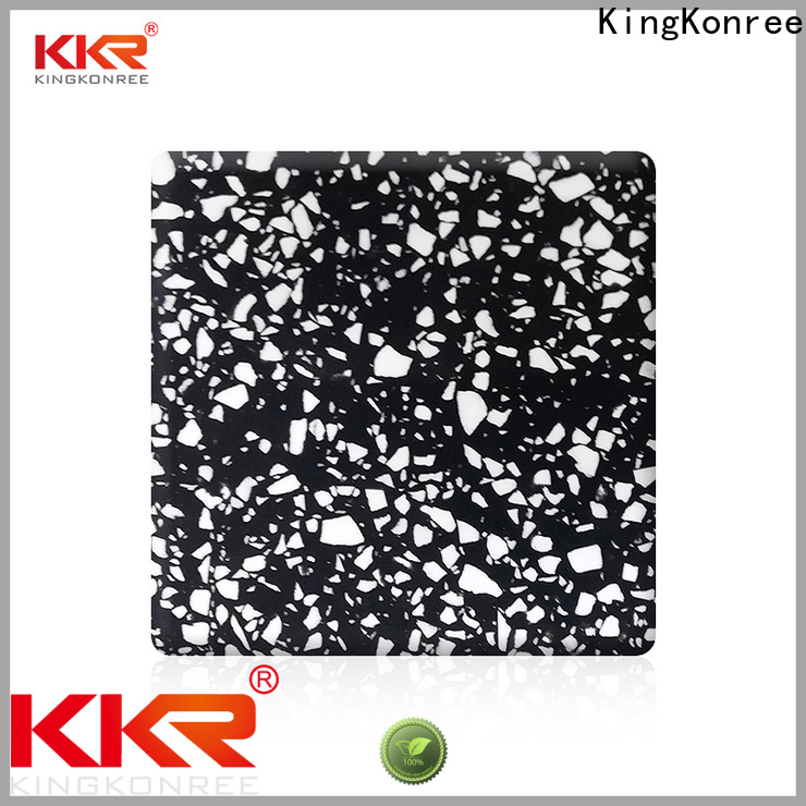 KingKonree practical modified acrylic solid surface customized for hotel