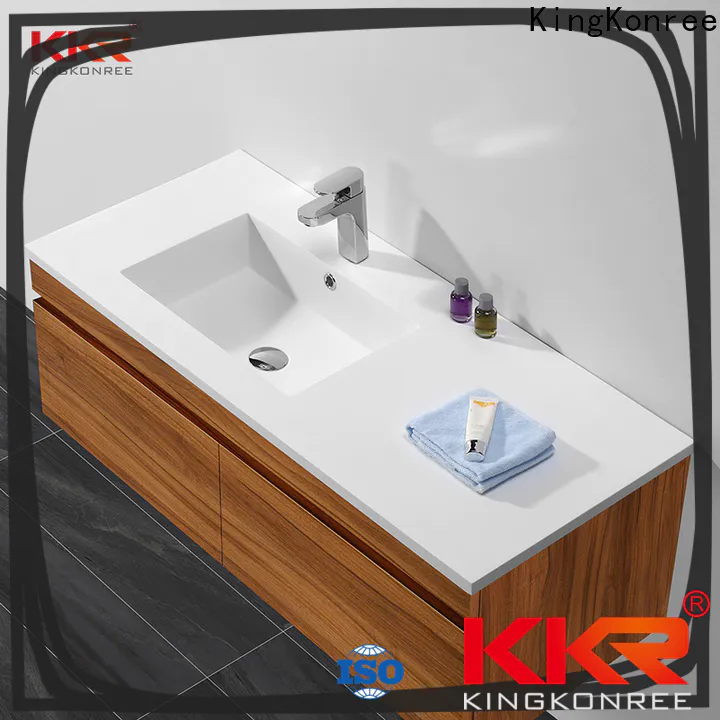 KingKonree dark basin and cabinet supplier for toilet
