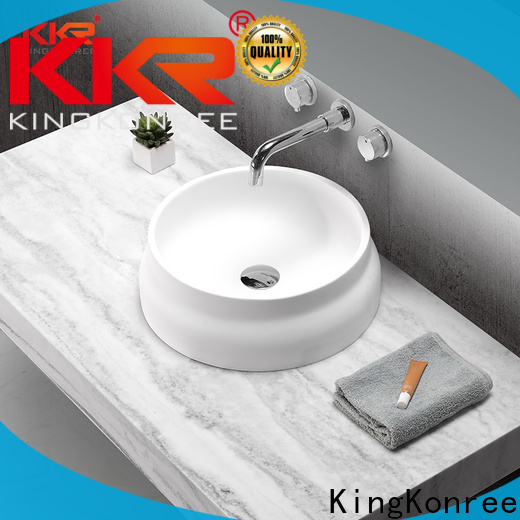 KingKonree durable vanity wash basin cheap sample for room