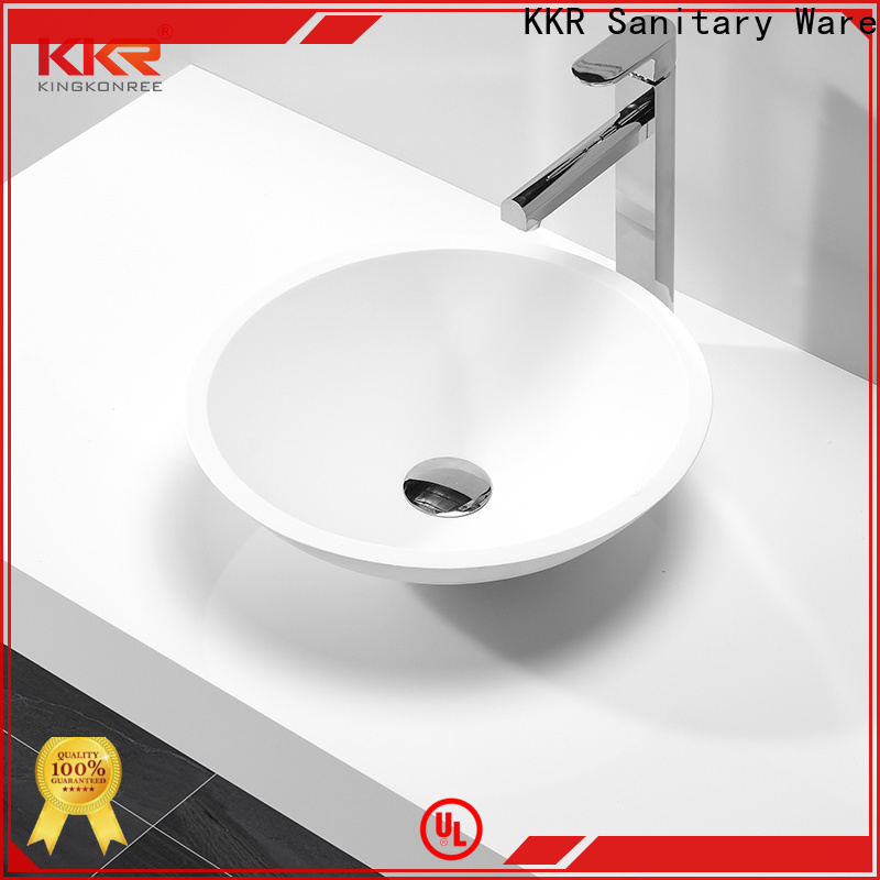 KingKonree above counter sink bowl design for hotel