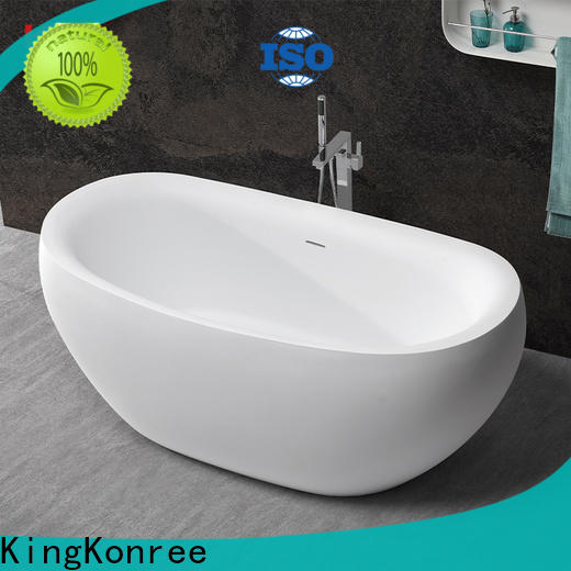 KingKonree black corner tub supplier for bathroom
