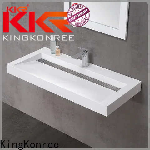 KingKonree unique solid surface basin supplier