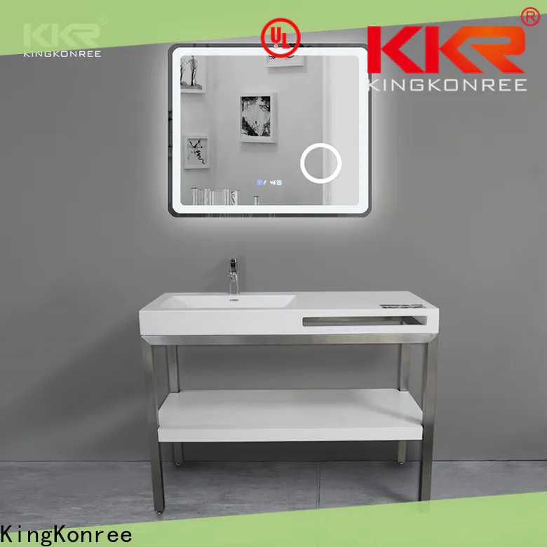 acrylic double vanity sink top factory for motel