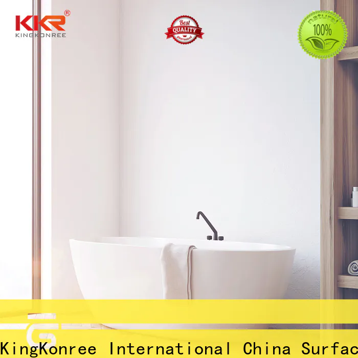 KingKonree solid surface freestanding tubs at discount for hotel