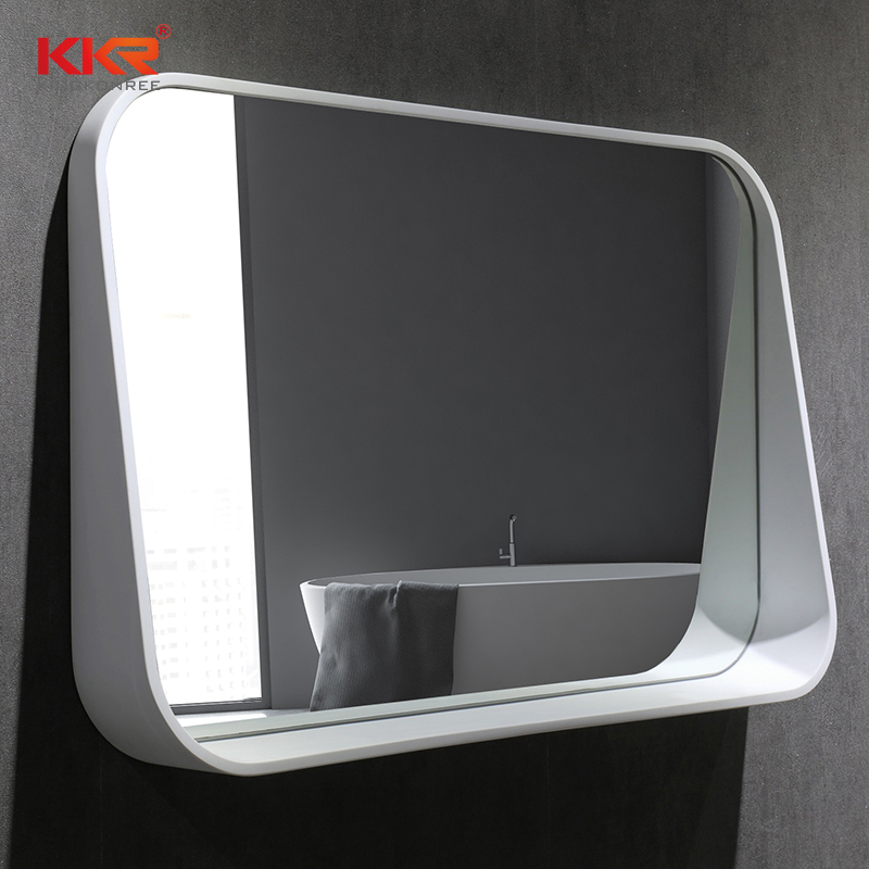 High-end Solid Surface Frame Bathroom Mirror KKR-2002