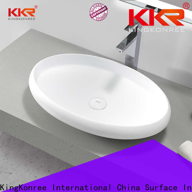 KingKonree sanitary ware vanity wash basin supplier for room