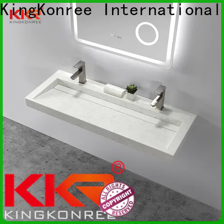 KingKonree wall hung basin 450mm supplier for toilet