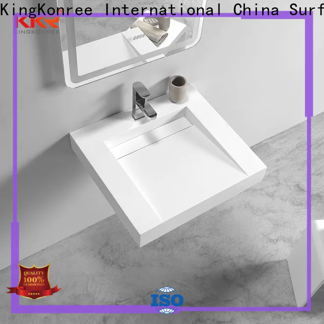 KingKonree modern wall mount sink design for home