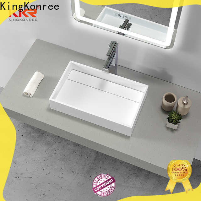 KingKonree top mount bathroom sink manufacturer for room