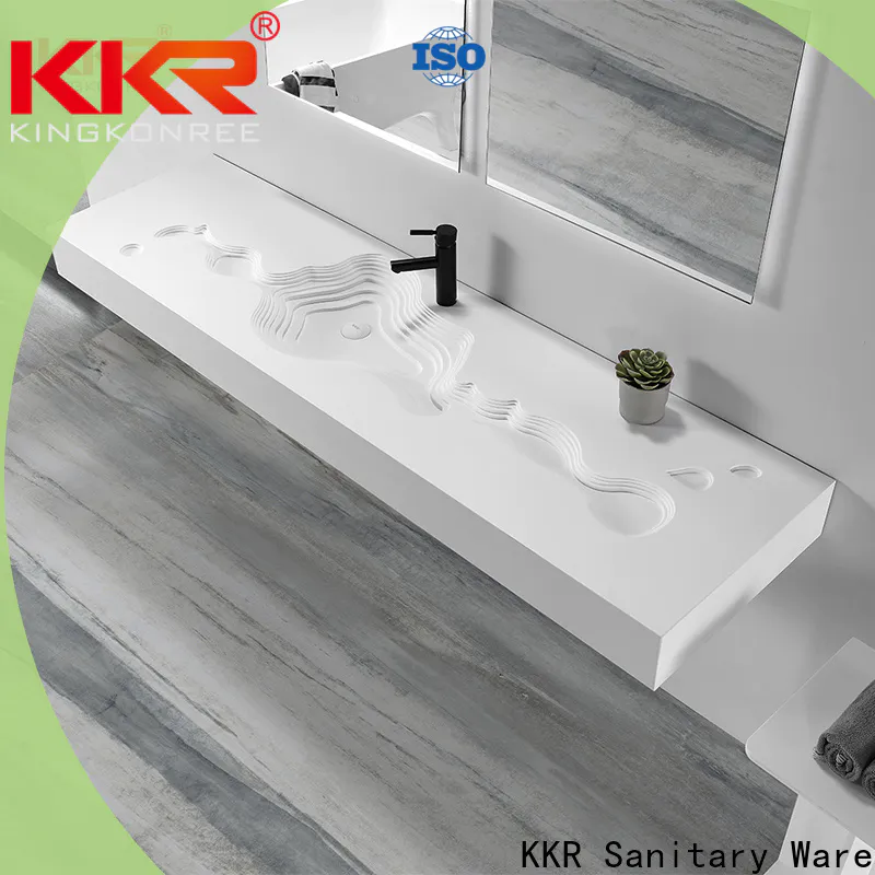 acrylic marble wall hung basin manufacturer for bathroom