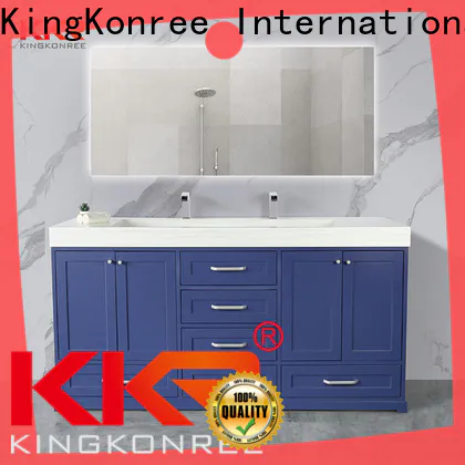KingKonree pedestal sink cabinet latest design for hotel