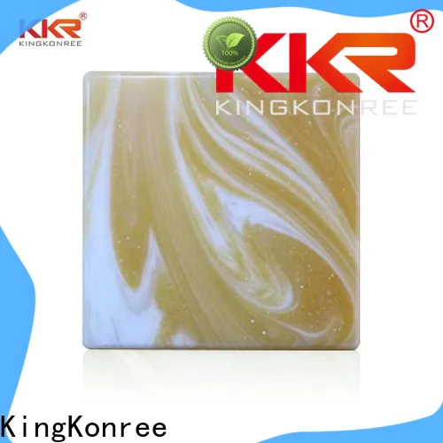 KingKonree solid surface sheets custom for hotel