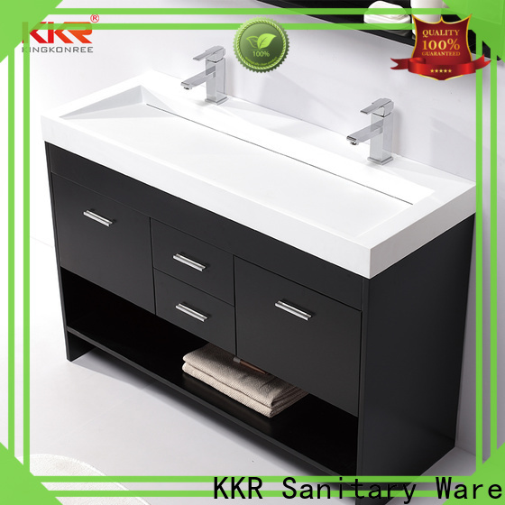 artificial floating basin cabinet supplier for hotel