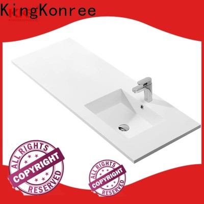 KingKonree elegant basin with cabinet price supplier for motel