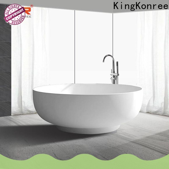 KingKonree stone resin bathtub supplier for hotel