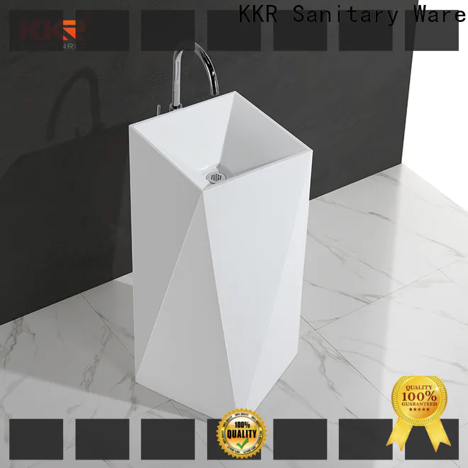 KingKonree acrylic floor standing basin manufacturer for bathroom