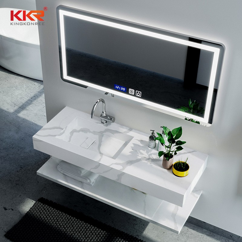 KingKonree sanitary ware washroom basin cabinet design for motel-1