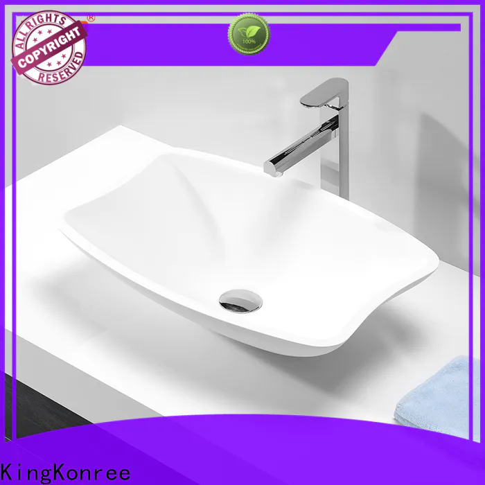 KingKonree vanity wash basin cheap sample for hotel