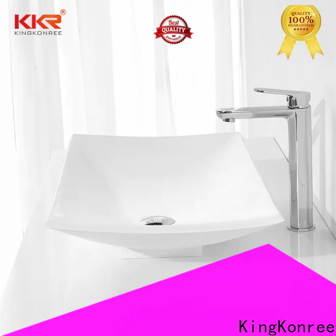KingKonree pure small countertop basin supplier for restaurant