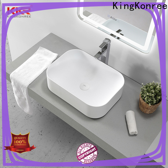KingKonree top mount bathroom sink design for room