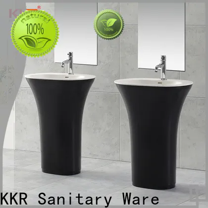 KingKonree freestanding pedestal sink customized for home