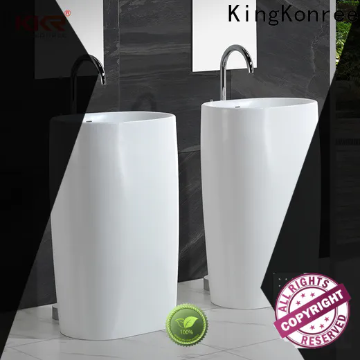 KingKonree freestanding bathroom basin customized for bathroom
