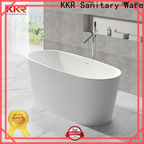 KingKonree high-quality solid surface freestanding tubs free design for bathroom