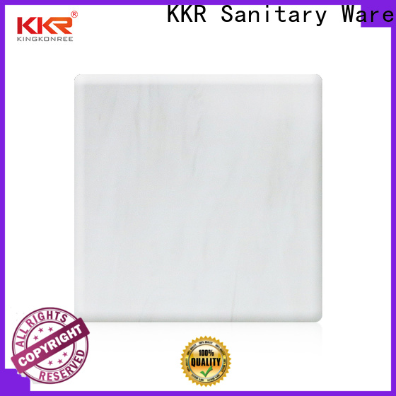KingKonree solid surface sheets customized for hotel