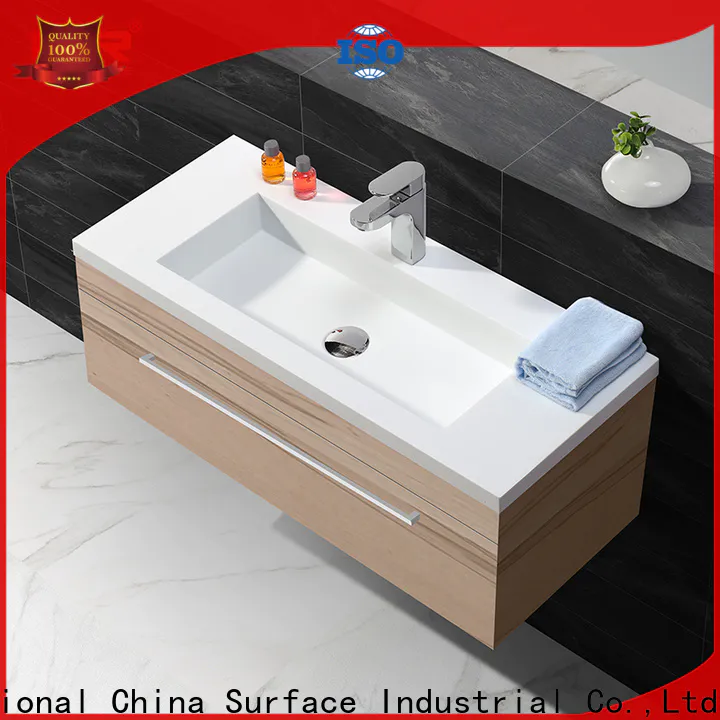 KingKonree luxurious bathroom basin cabinets builders warehouse customized for hotel